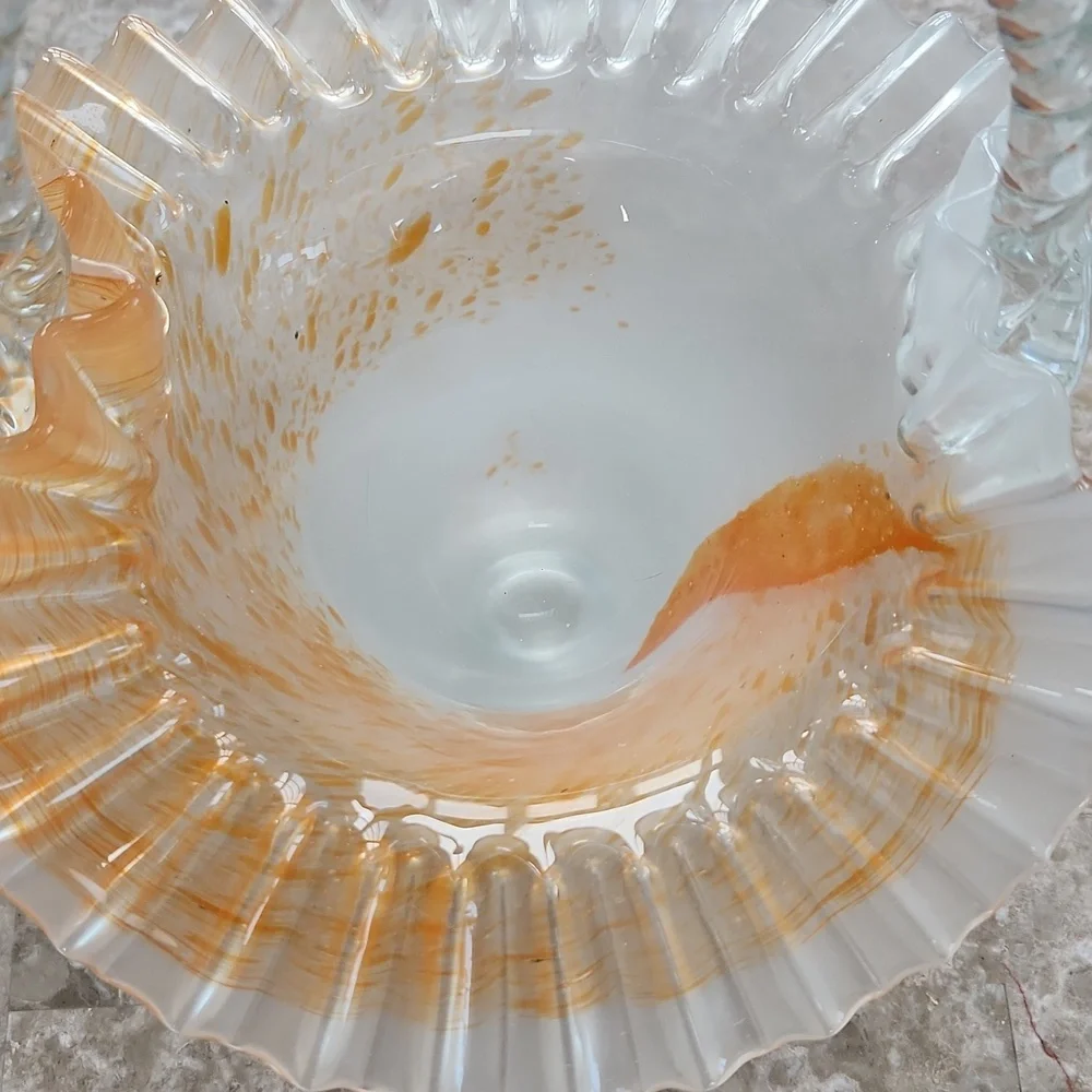 Hand Blown Basket, 11